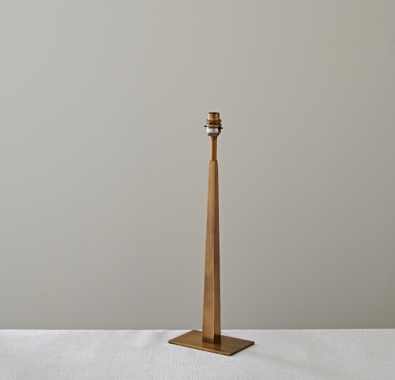 Brass Obelisk Table Lamp
